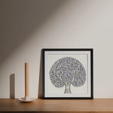 Madhubani Painting - Tree of Life 10x10 - Eyaas