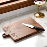 Rosewood with Brass Inlay Board 15x10 with Handle - Eyaas