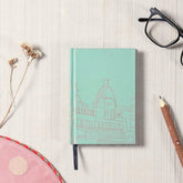 Handmade Printed Diary - Small, Green - Eyaas
