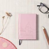 Handmade Printed Diary - Small, Pink - Eyaas