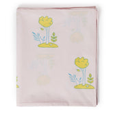 Block Printed Tree Single Bedsheet - 60X90 - Pink - Eyaas