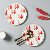 Watermelon Tree Breakfast Plate 8 Inch, Set of 2 - Eyaas