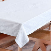 Embroidered Cutwork Table Cloth & Napkins Set