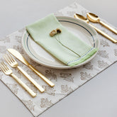 Set of 5 Stainless Steel Cutlery Set with Brass Coating - Eyaas