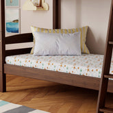 Cot Sheet 60x90, Snail-Starfish, Blue & Orange - Eyaas