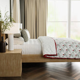 Jaal Design Hand Block Printed Duvet Cover Set, 90x108 - Eyaas