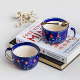 Mountain Ceramic Soup Bowl Style Mug Set of 2 - Eyaas