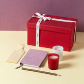 Gift Set of Diary, Pencil, Candles & Book Mark - Eyaas