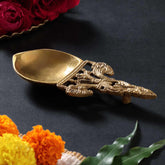 Handcrafted Brass Aarti Spoon - 6x3