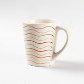 Wave Lines Ceramic Coffee Mug - Eyaas