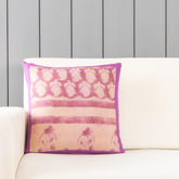 Mango Printed 16x16 Cushion Cover, Purple & Lilac - Eyaas