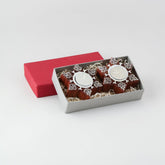 Snowflake Wooden Block Tea Light Holders Set of 2 - Eyaas