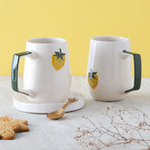 Fruit Ceramic Coffee Mugs Set of 2 - Eyaas
