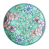 Handpainted Breakfast Plate 8" Set of 2