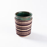 Ajrakh Mug Warmer, Black & Beige, 8x3 Inches - Eyaas