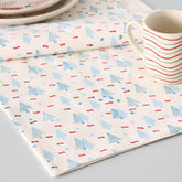Cotton Table Runner - 13x60, Ice Blue - Eyaas