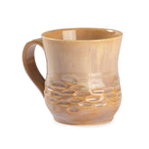 Stoneware Ceramic Mugs, 200 ml, Light Brown - Eyaas
