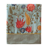 Kalamkari Dohar / Throw, Blue Grey, 60x90 - Eyaas