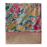 Kalamkari Dohar / Throw, Bright Floral, 60x90 - Eyaas