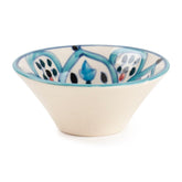 Handpainted Ceramic Rice Bowl, 3.5 Inches, Turquoise - Eyaas