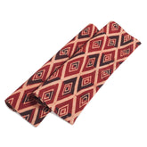 Ajrakh Table Mat, Set of 2, Brown & Maroon, - Eyaas