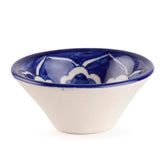 Handpainted Ceramic Rice Bowl, 3.5 Inches, Indigo - Eyaas