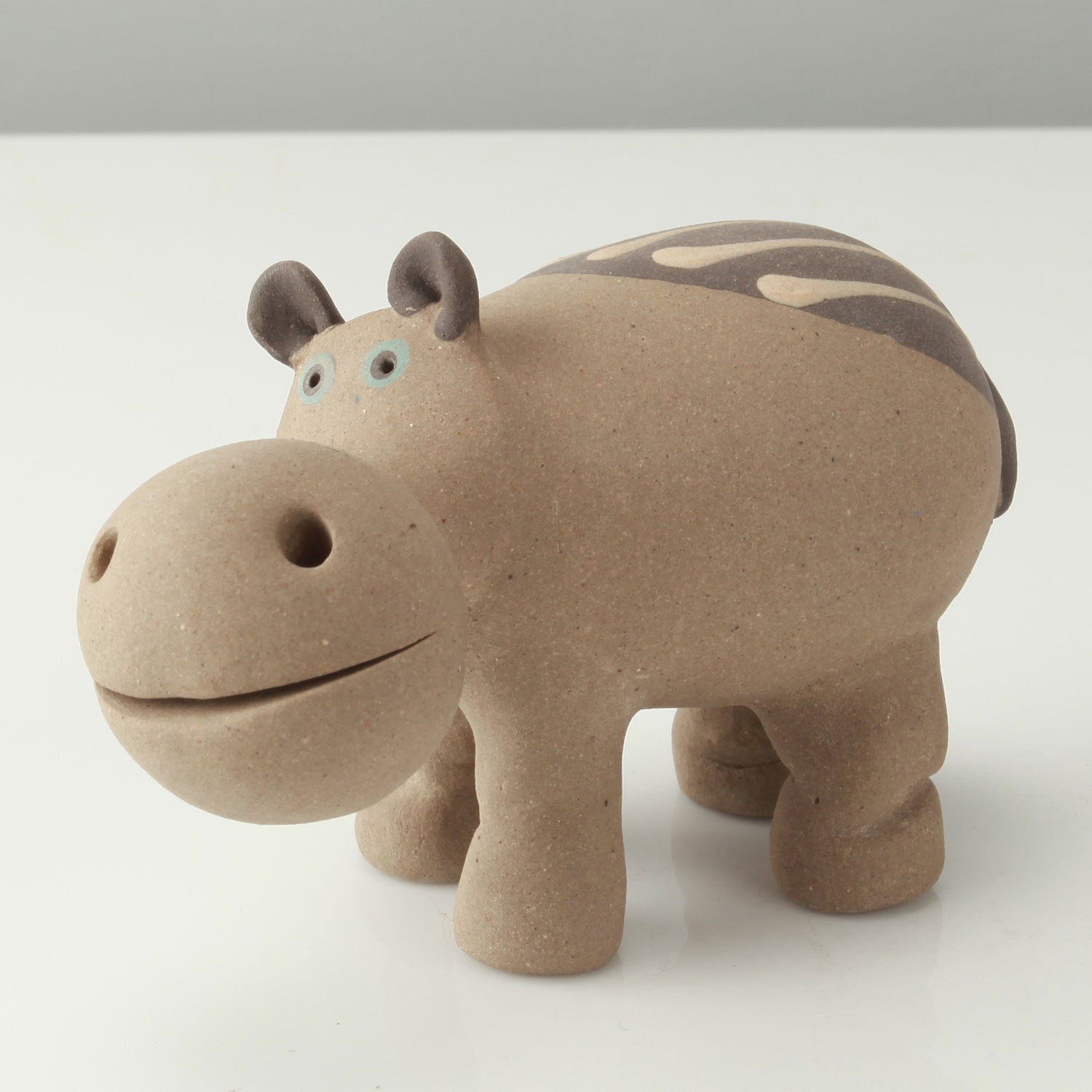 Miniature Clay Animals - Hippo