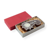 Paisley with Lotus Block Carved T-Light Candle Holder - Eyaas