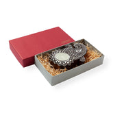 Overlapping Paisley Wooden T-Light Candle Holder 5.5x3 - Eyaas