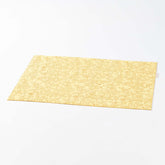 Block Printed Cotton Table Mat - 12x18, Yellow & Orange - Eyaas