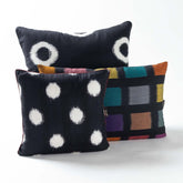 Ikat Cushion Covers Trio, 18, 12, 12x18 inches - Eyaas