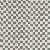 Upholstery Fabric Green & White - Double Ikat 20x20 - Eyaas