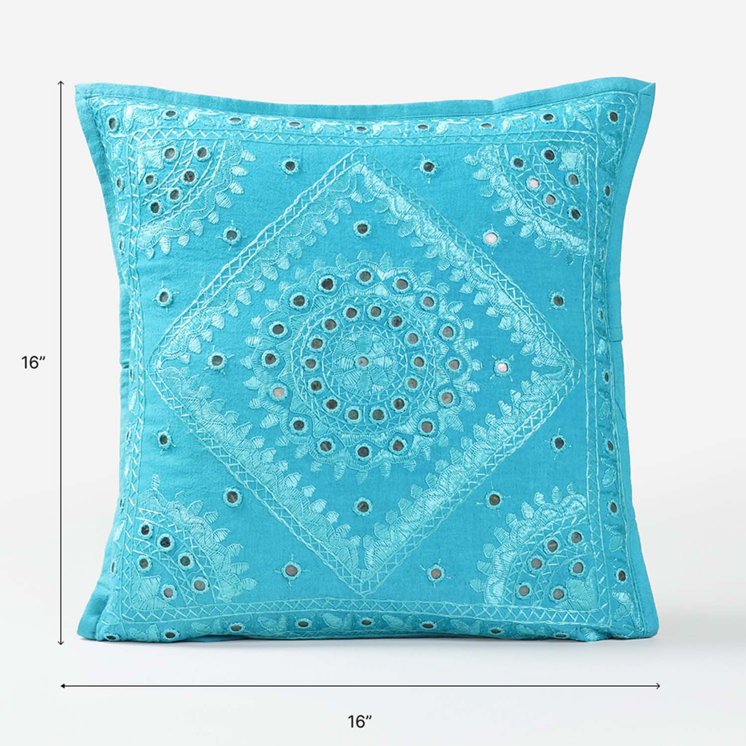 Mirrorwork Cushion - 16x16
