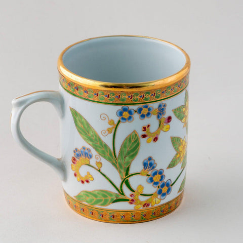 Benjarong Ceramic Mug - Floral - Eyaas