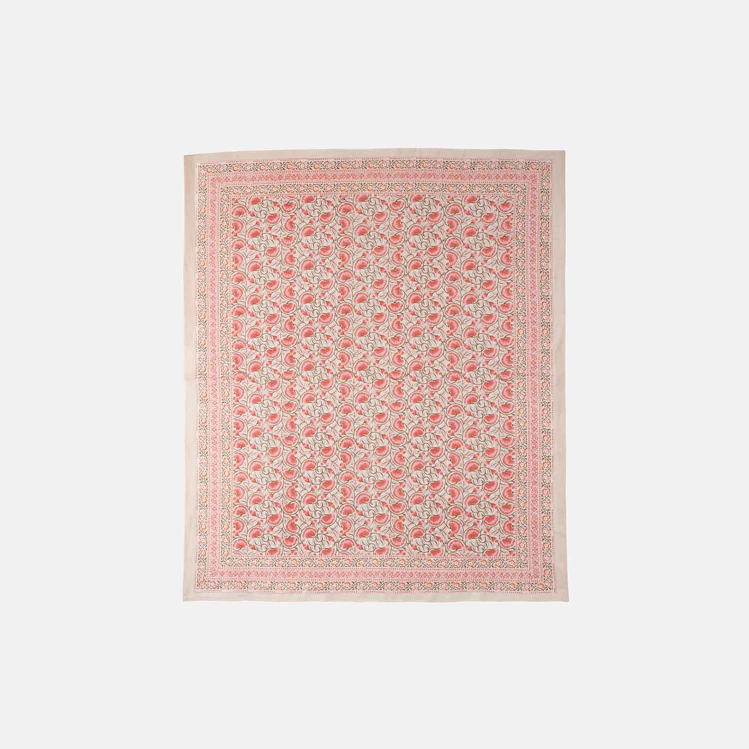 King-size Lotus Printed Bedcover, Pink
With 2 Pillow Cases - Eyaas