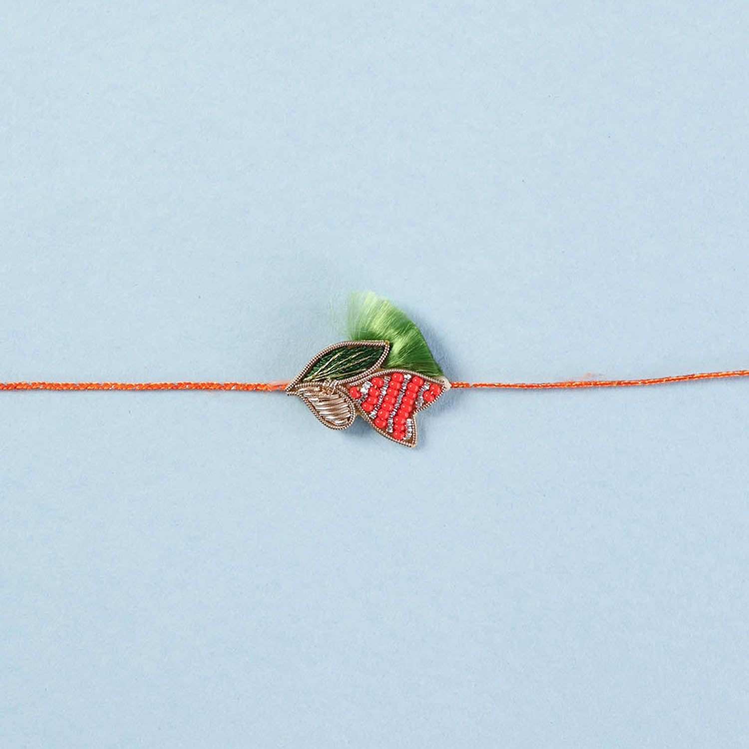 Mor Pankh Rakhi with Roli Tika