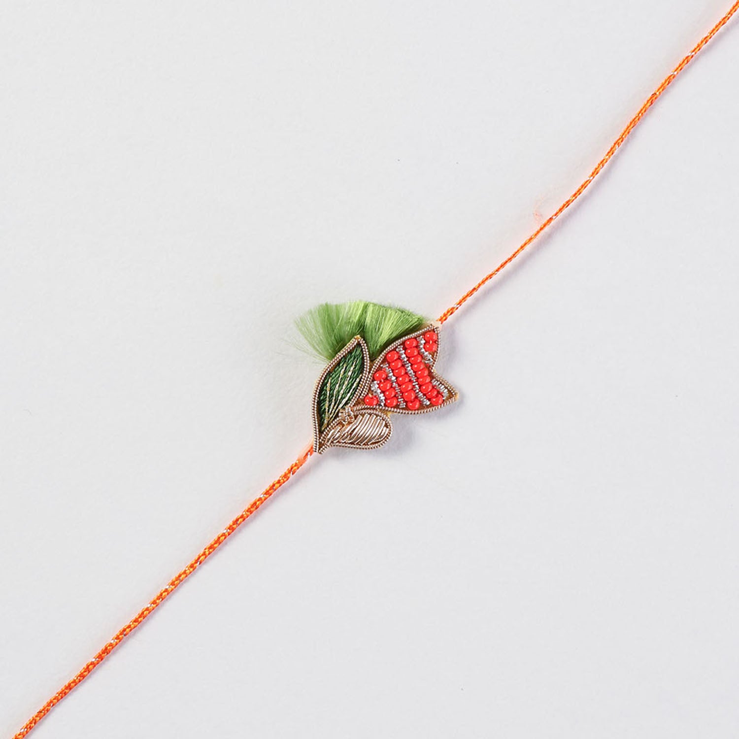 Mor Pankh Rakhi with Roli Tika