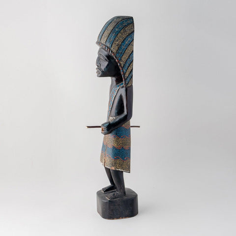 Indonesian Wooden Statue - 20 Inches - Eyaas