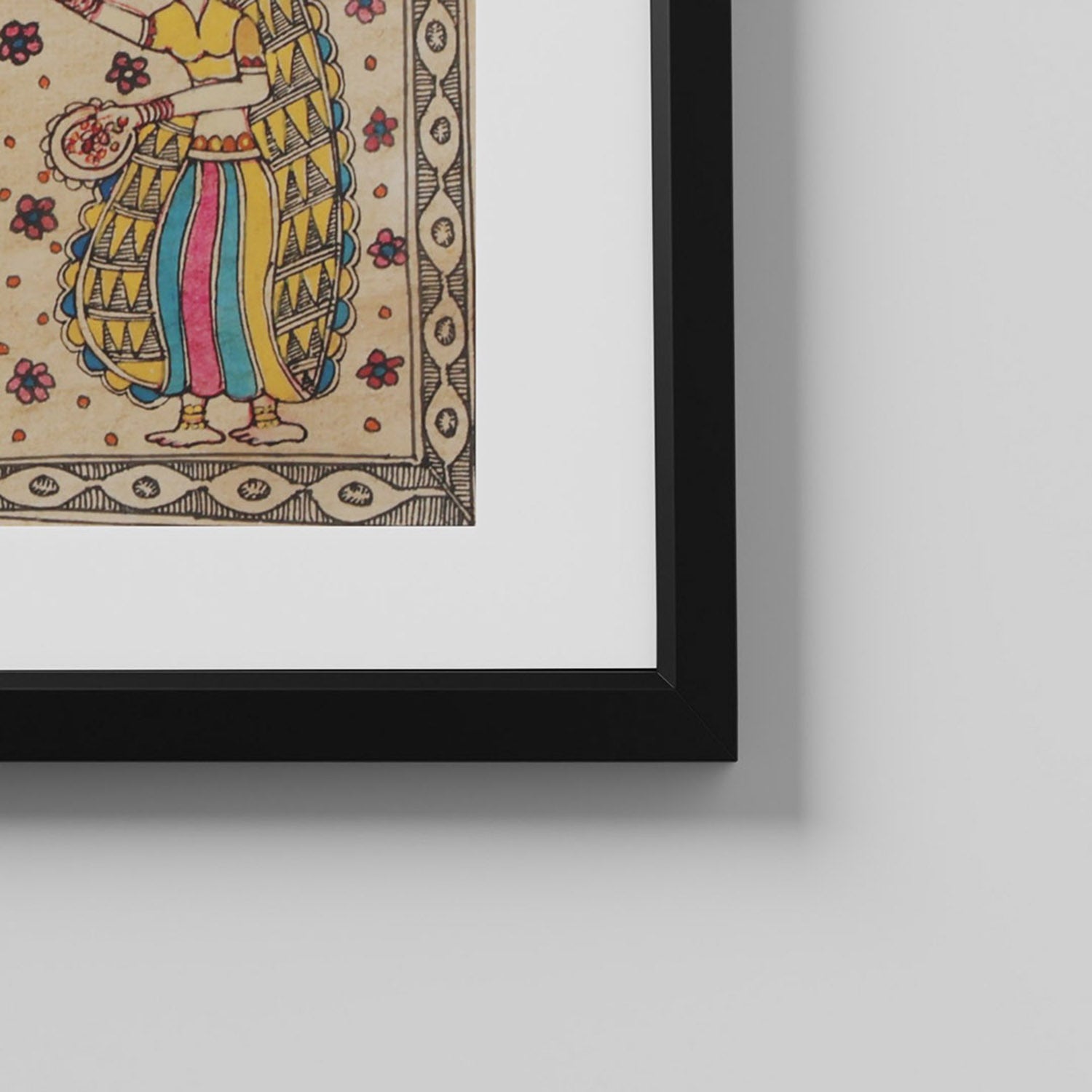 Madhubani Painting Swayamvar, 21x6.5 Inches