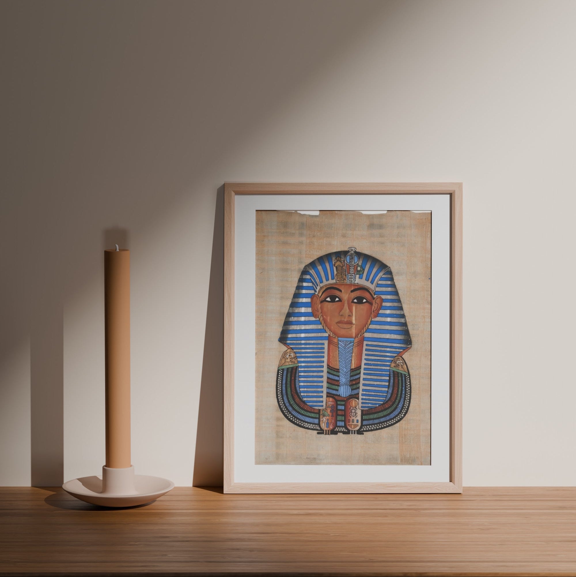 King Tut Egyptian Painting - 13x9