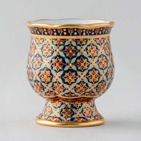 Thai Hand-Painted Ceramic Egg Cups Set of 2 - Eyaas