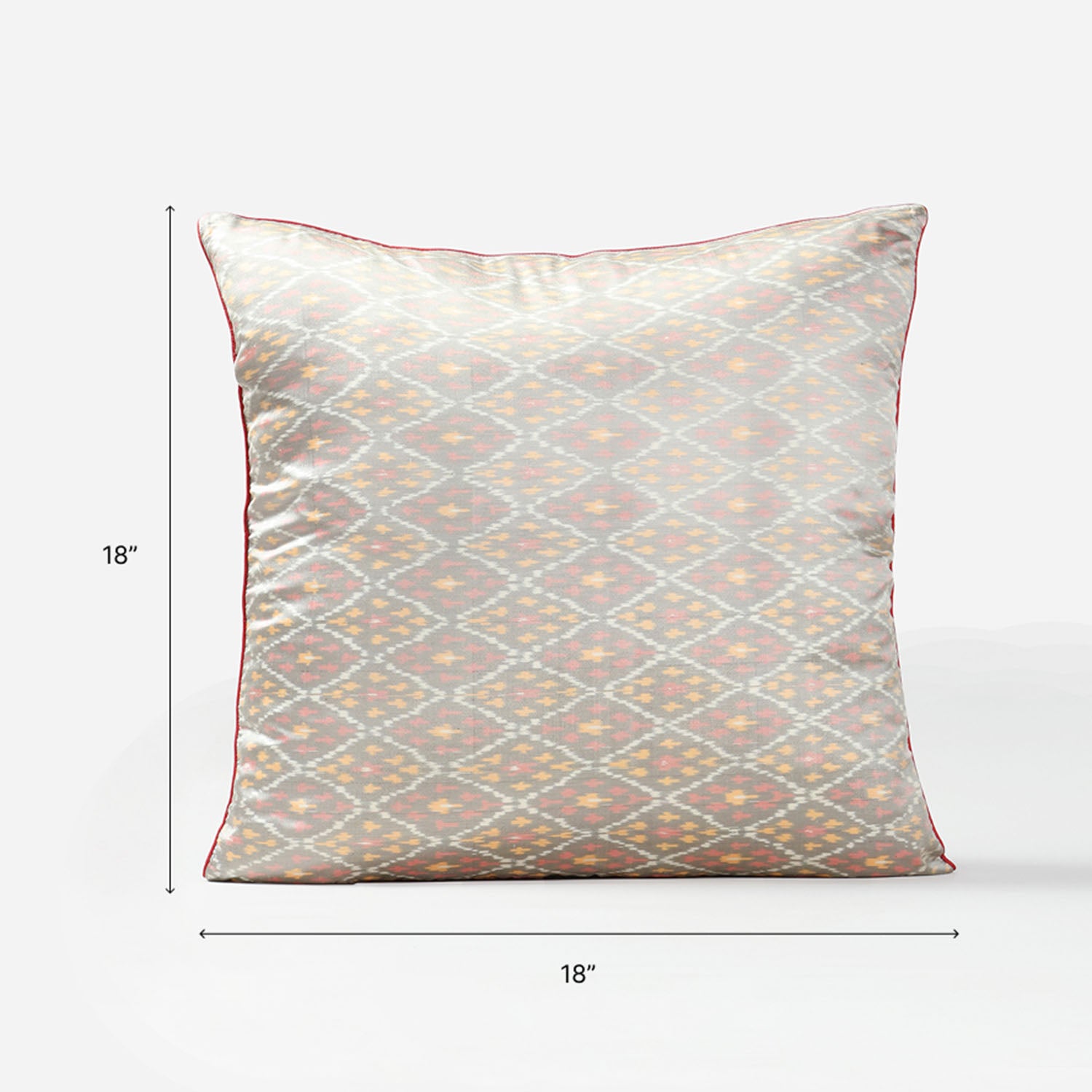 Silk Ikat Cushion Cover  - 18x18
