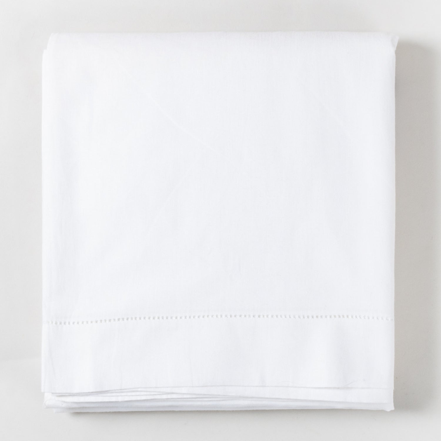 Hand Embroidered Bed Cover - White/Blue