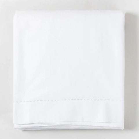 Hand Embroidered Bed Cover - White/Blue - Eyaas