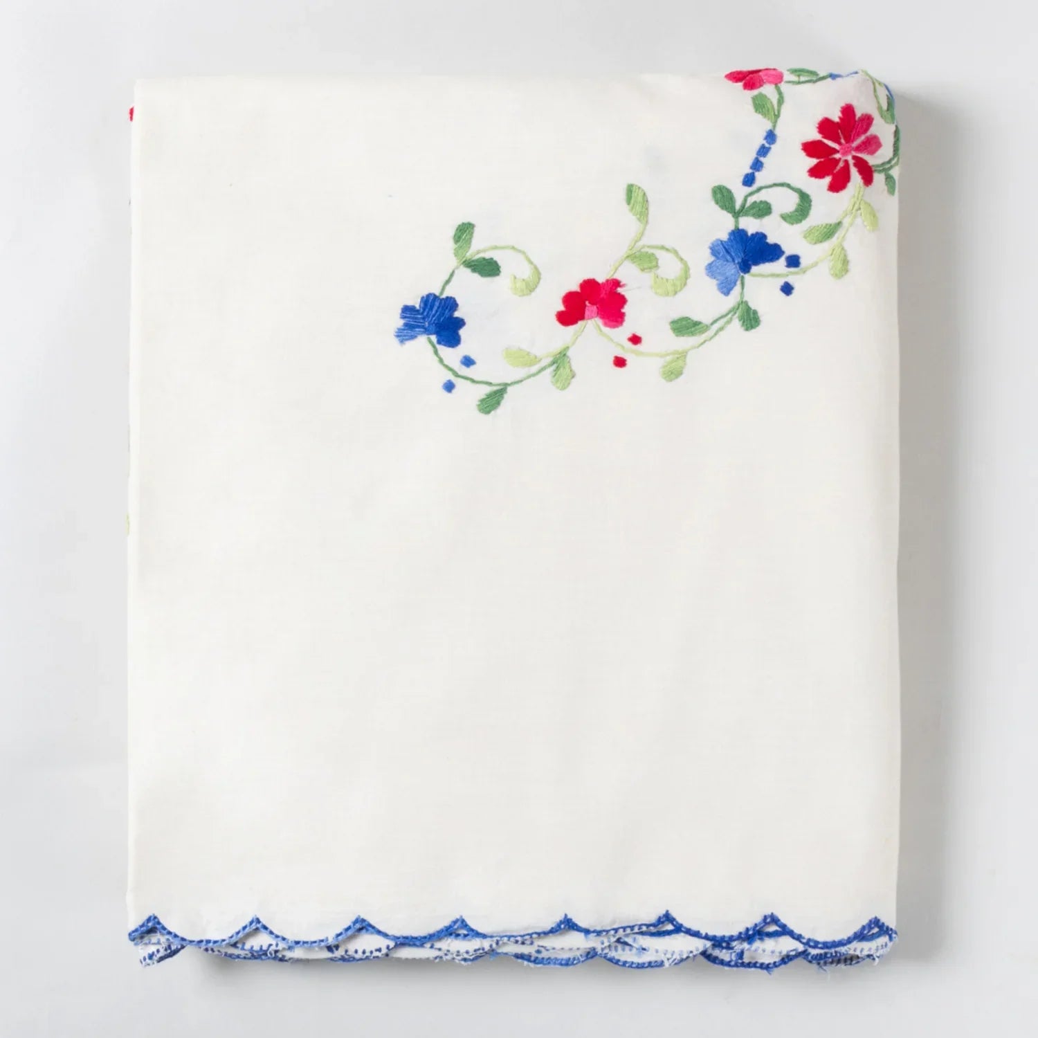 Hand Embroidered Bed Cover - Multi