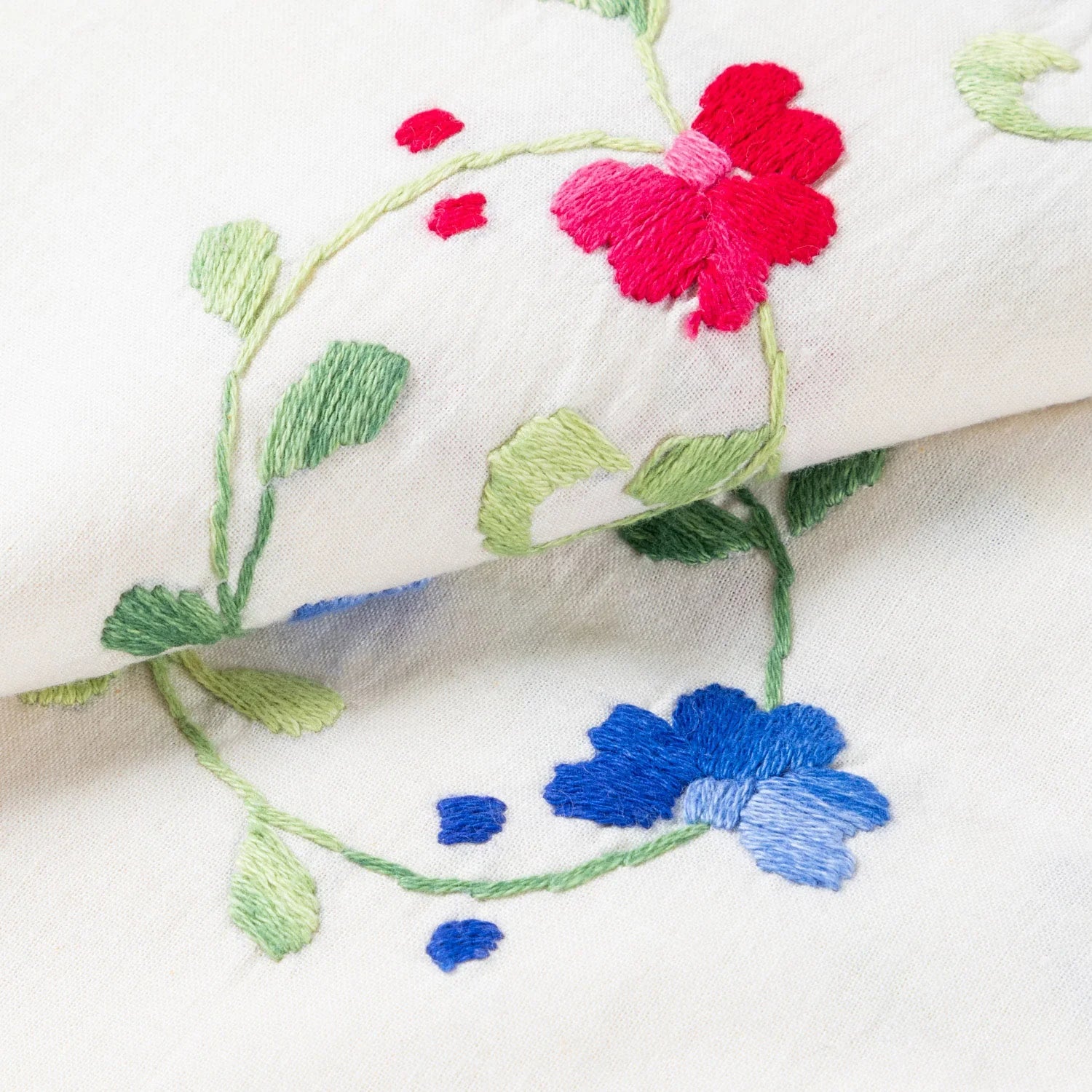Hand Embroidered Bed Cover - Multi
