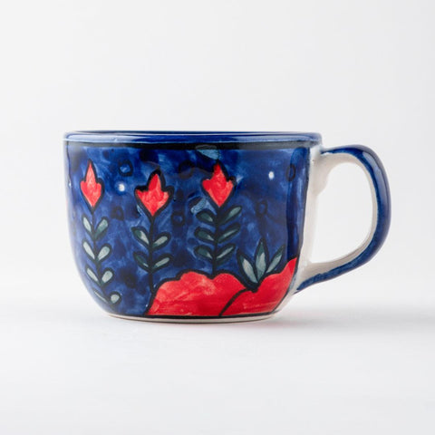 Mountain Ceramic Soup Bowl Style Mug Set of 2 - Eyaas
