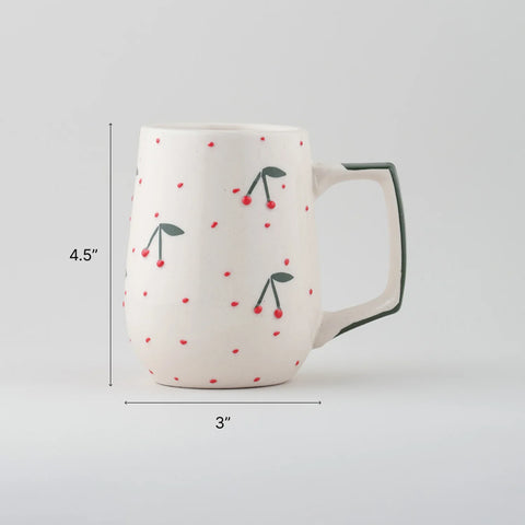 Fruit Ceramic Coffee Mugs Set of 2 - Eyaas