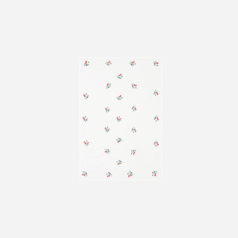 Wild Berries Embroidered Cutwork Table Cloth, 48 x 72