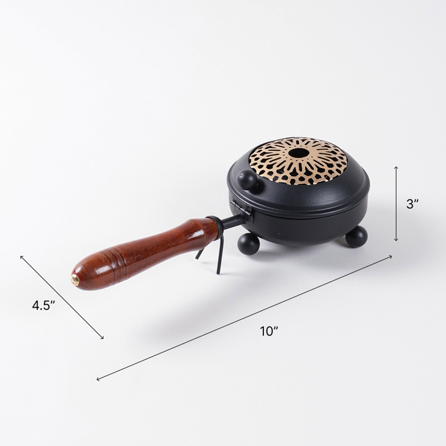 Iron Dhuni Incense Burner with Kapoor (50 gms)